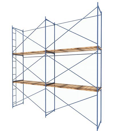 Аренда рамных лесов в Хмельницком размером 6 х 6 метра
